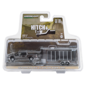 Greenlight 2020 Ford F-150 Lariat 4x4 with Glass Display Trailer