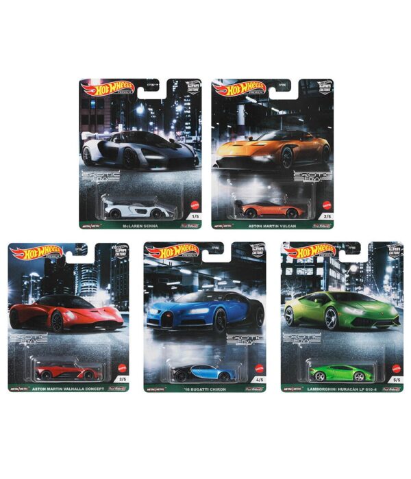 Hot Wheels Exotic Envy Set