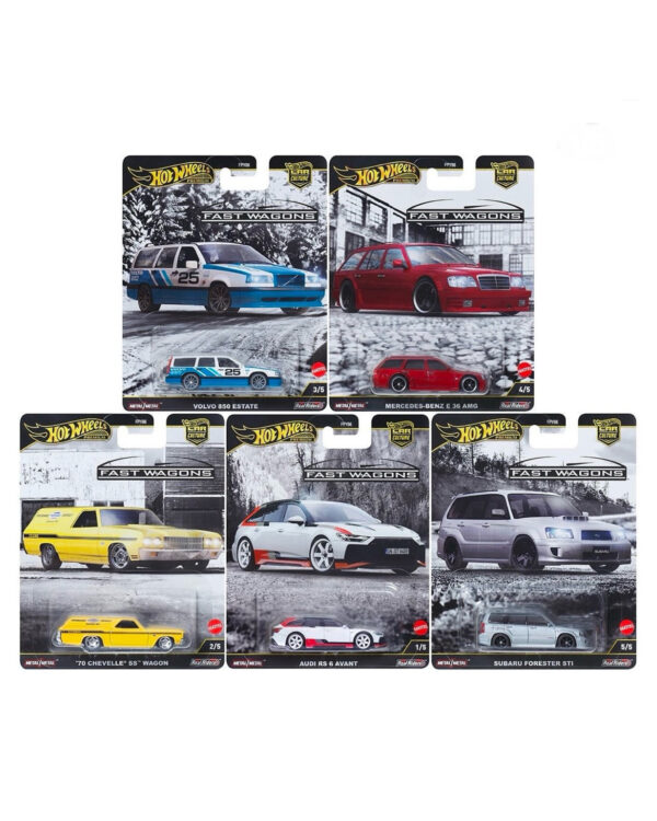 Hot Wheels 2025 Car Culture - Fast Wagons Set