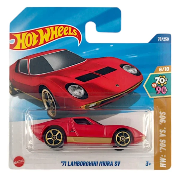 Hot Wheels '71 Lamborghini Miura SV