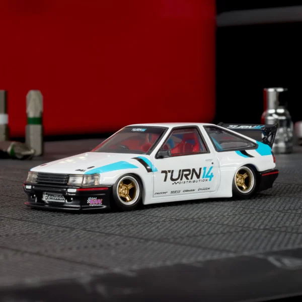 Hot Wheels Elite 64 Toyota Corolla Levin (AE86) Custom - Image 2