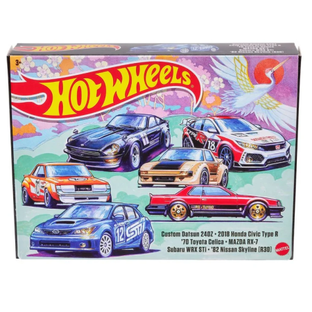 Hot Wheels Japanese Car Culture 6-Pack